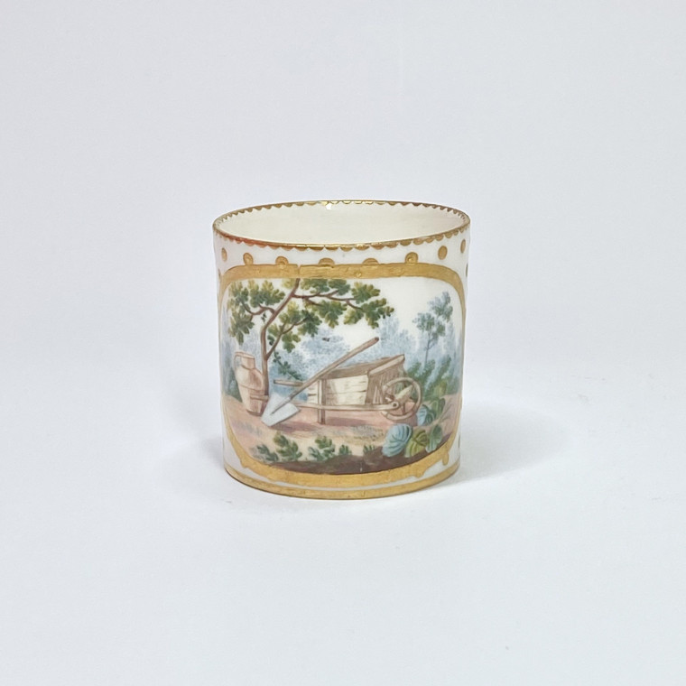 Soft Sèvres porcelain litron goblet - Eighteenth century