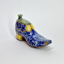 Caltagirone (Sicile) - Gourde en forme de soulier - Fin du XVIIe Début du XVIIIe siècle.