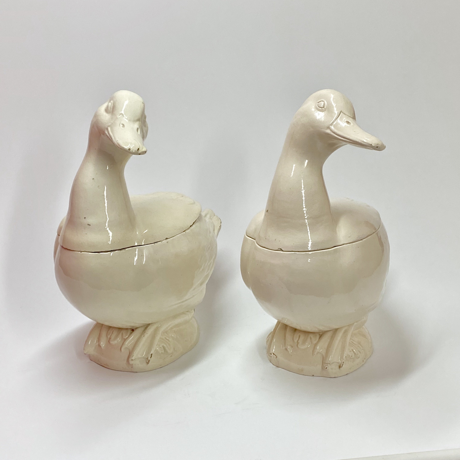 Nove di Bassano - Two ducks in trompe l'oeil - Circa 1800