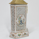 Chine - Petite pendule en porcelaine - Époque Qianlong (1736 - 1795)