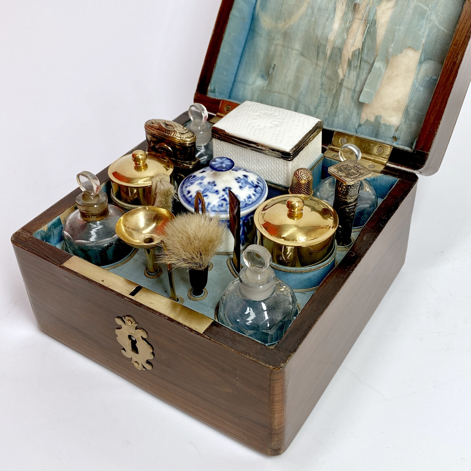 Coffret - nécessaire de voyage d'époque Louis XV