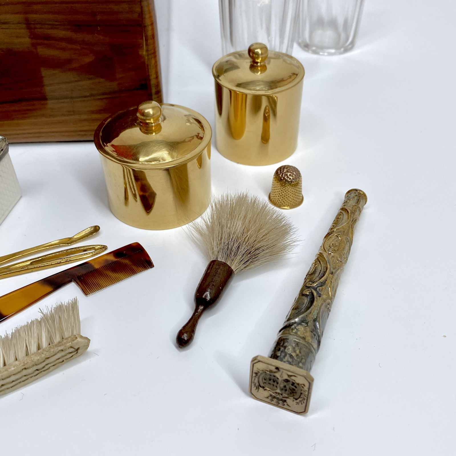 Coffret - nécessaire de voyage d'époque Louis XV