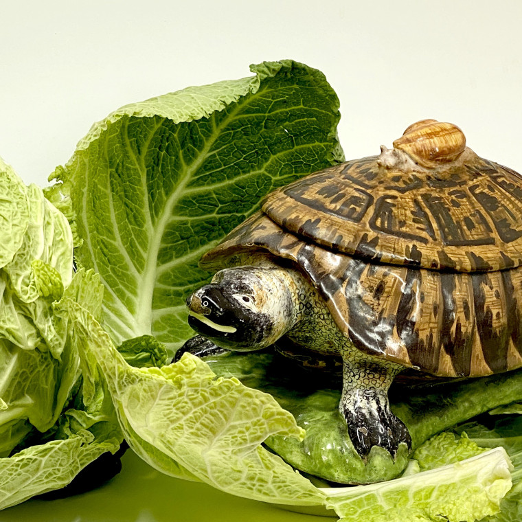 Strasbourg - Tortue en trompe l’oeil - Manufacture Paul Hannong, vers 1750-1754