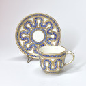 SÈVRES - Cup and saucer called "Goblet Bouillard" - eighteenth century
