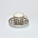 SÈVRES – Tasse et sa soucoupe dit "Gobelet Bouillard" - XVIIIe siècle