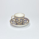 SÈVRES – Tasse et sa soucoupe dit "Gobelet Bouillard" - XVIIIe siècle
