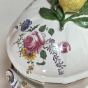 Strasbourg - Manufacture de Paul Hannong - Terrine decorated with fine flowers - Eighteenth century