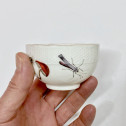 Meissen - Tasse et sa soucoupe à décor de légumes et insectes - XVIIIe siècle - vers 1745-1750