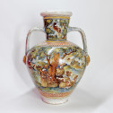 Talavera de la Reina (Tolède) - Grande jarre à décor de scène de chasse aux oiseaux - 1680-1700