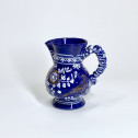 Nevers - Petit pichet en faïence à fond bleu persan - XVIIe siècle - Vers 1650