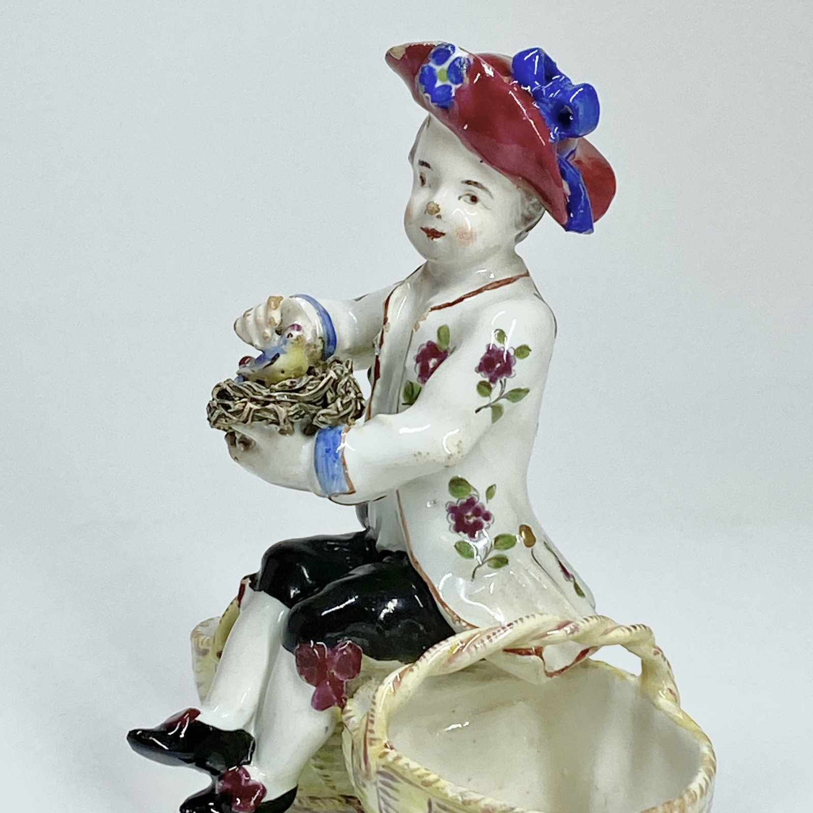 Strasbourg - Paul Hannong period - double Saleron - eighteenth century