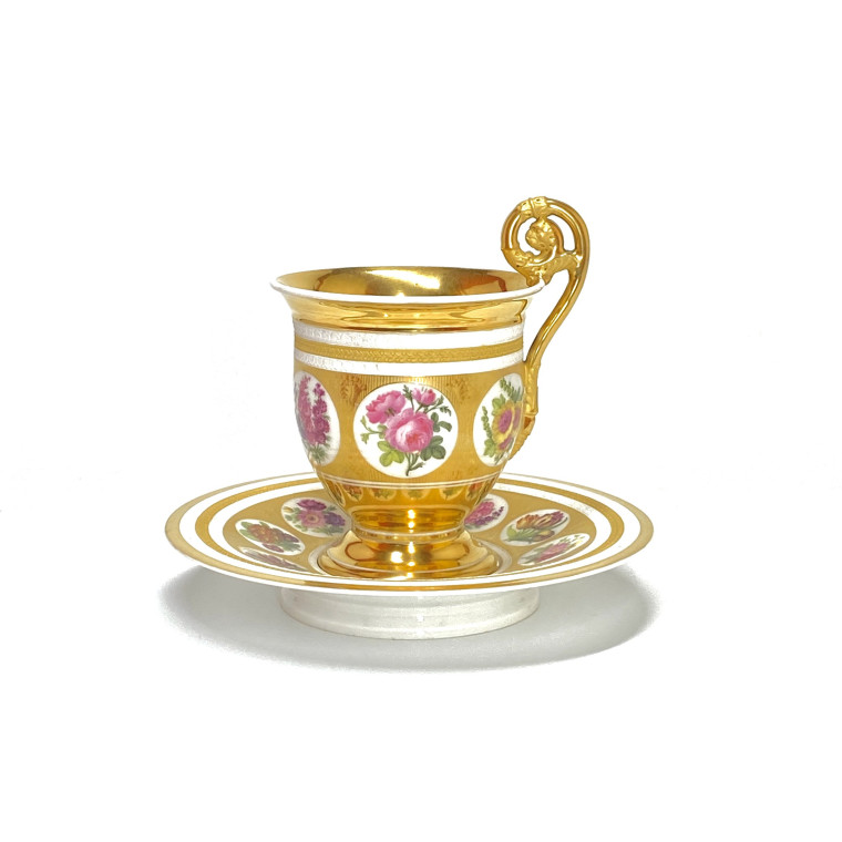 PARIS - Grande tasse à chocolat - Vers 1830