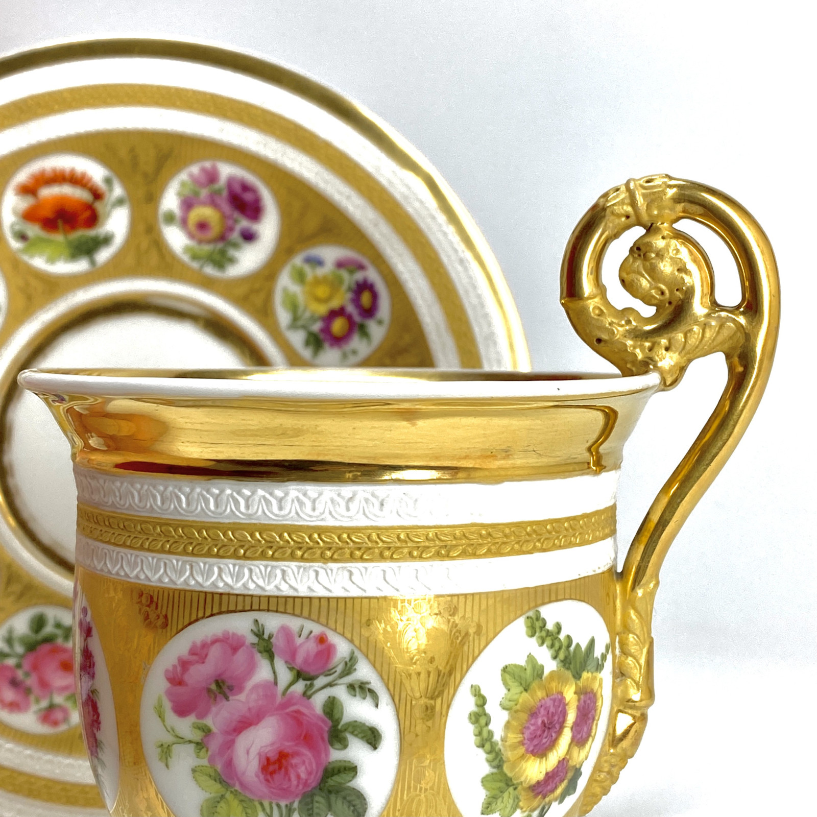 PARIS - Grande tasse à chocolat - Vers 1830