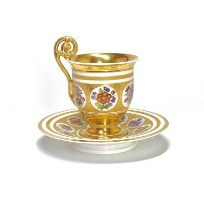 PARIS - Grande tasse à chocolat - Vers 1830