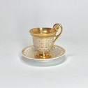 Paris - Tasse sur piédouche - Début du XIXe siècle