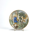 Castelli - Coupelle en faïence à décor polychrome - XVIIIe siècle