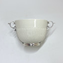 Saint-Cloud - Covered pot mounted in silver - Eighteenth century