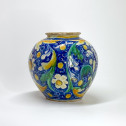 Sicily - Majolica ball vase - Seventeenth century