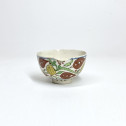 Kütahya - Two goblets and a cup with stylized polychrome decoration - Eighteenth century