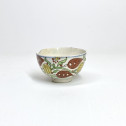 Kütahya - Two goblets and a cup with stylized polychrome decoration - Eighteenth century