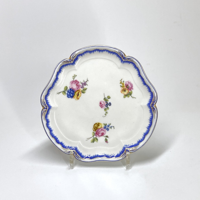 Vincennes-Sèvres - Plateau de tasse à glace - XVIIIe siècle