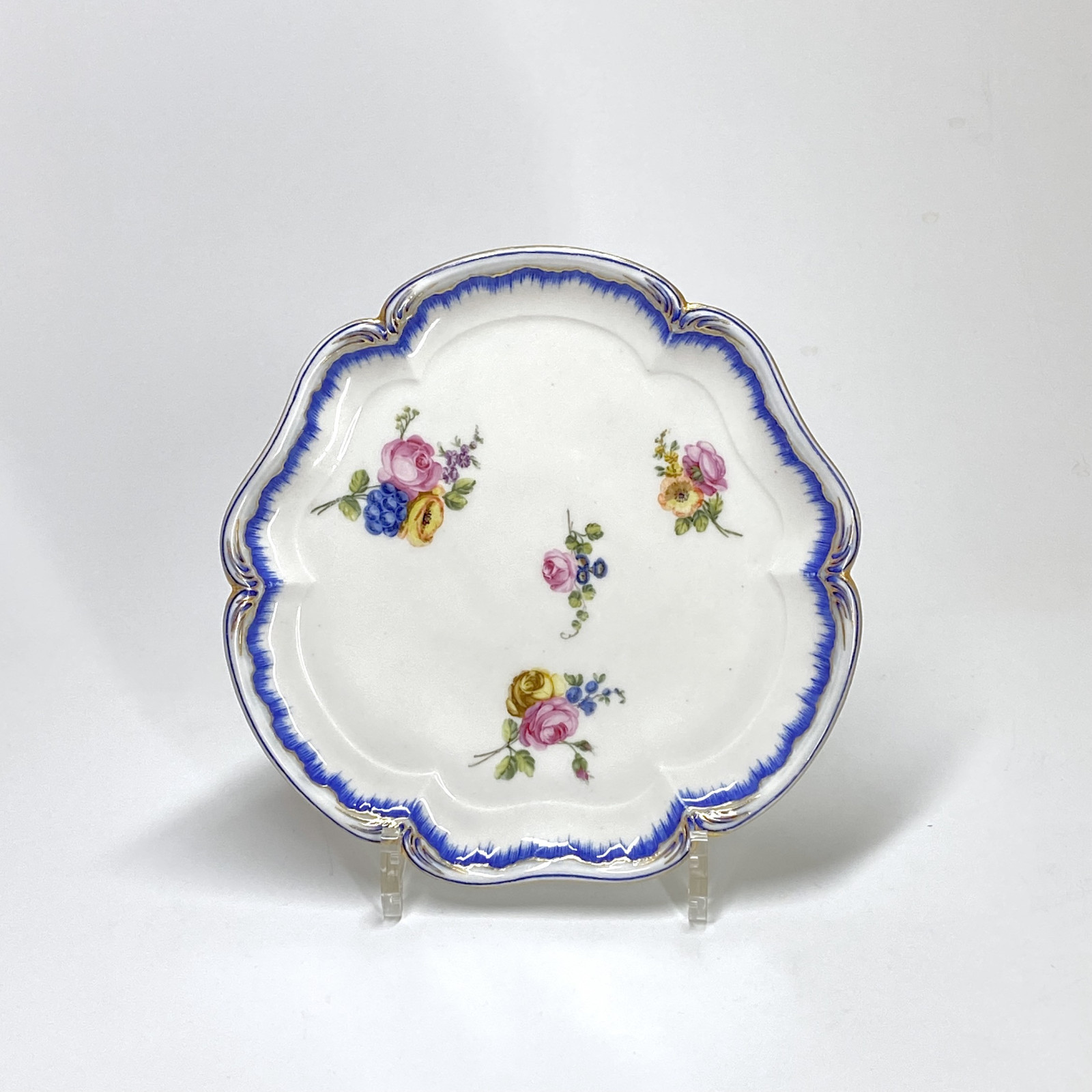 Vincennes-Sèvres - Plateau de tasse à glace - XVIIIe siècle