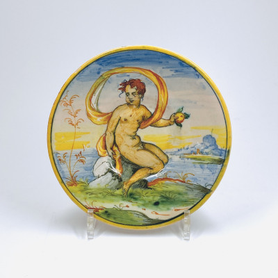 Petit tondino en majolique de Venise - XVIe siècle