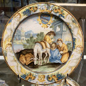 Castelli - Earthenware cup with polychrome decoration - Eighteenth century