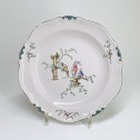 Marseille (Veuve Perrin) Assiette décorée dans le style de Pillement - XVIIIe siècle - VENDU