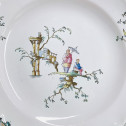 Marseille (Veuve Perrin) Assiette décorée dans le style de Pillement - XVIIIe siècle - VENDU