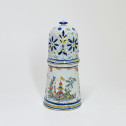 Rouen earthenware sugar caster - Eighteenth century