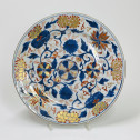 Chine - Plat à décor dit "Imari" - Époque Kangxi (1662-1722)