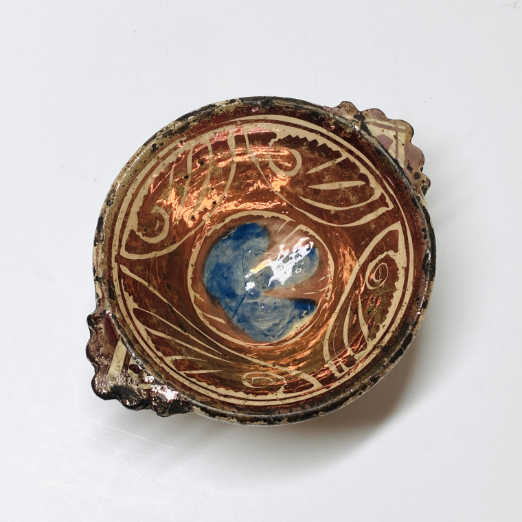 Manisès (Valence) - Hispano-Mauresque - Bol à oreilles du XVIIe siècle (2)