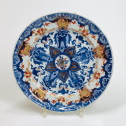 Chine - Paire de plats à décor de lambrequins - Epoque Kangxi (1661-1722)