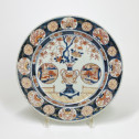 Japanese porcelain dish with Imari decoration - early eighteenth century