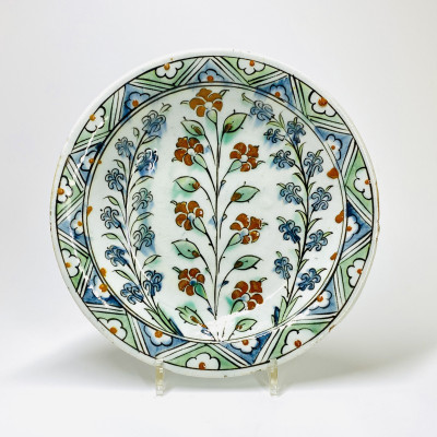 Iznik - Plat dit «tabak» - XVIIe siècle