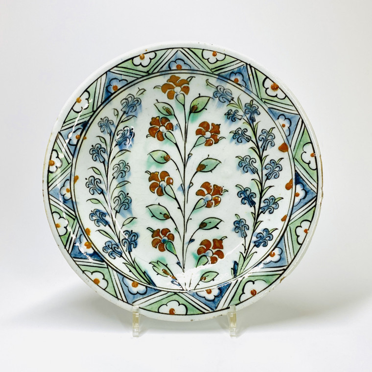 Iznik - Plat dit «tabak» - XVIIe siècle