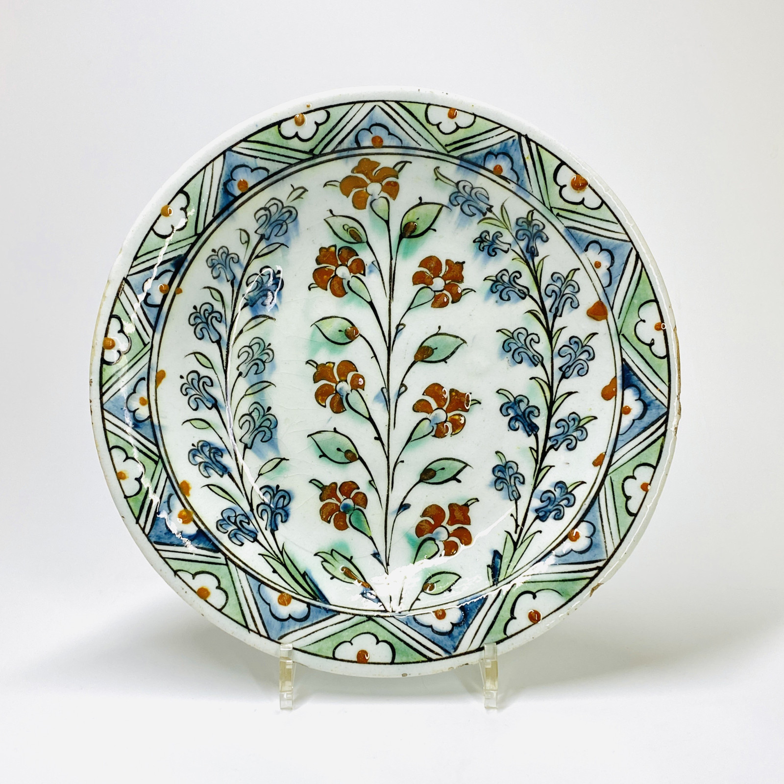 Iznik - Plat dit «tabak» - XVIIe siècle