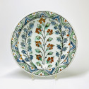 Iznik - Plat dit «tabak» - XVIIe siècle