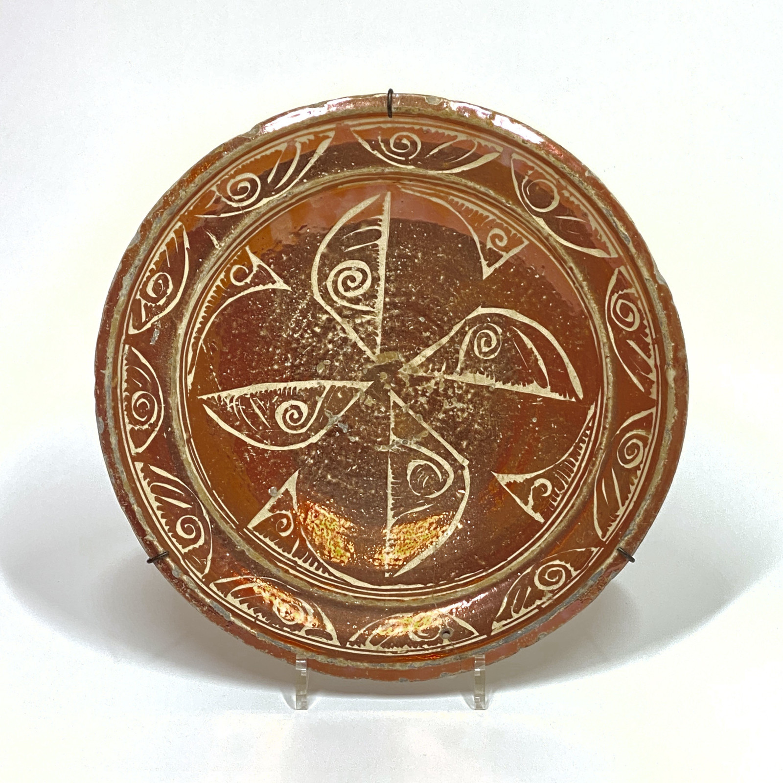 Manisès - Plat Hispano-mauresque - XVIIe siècle