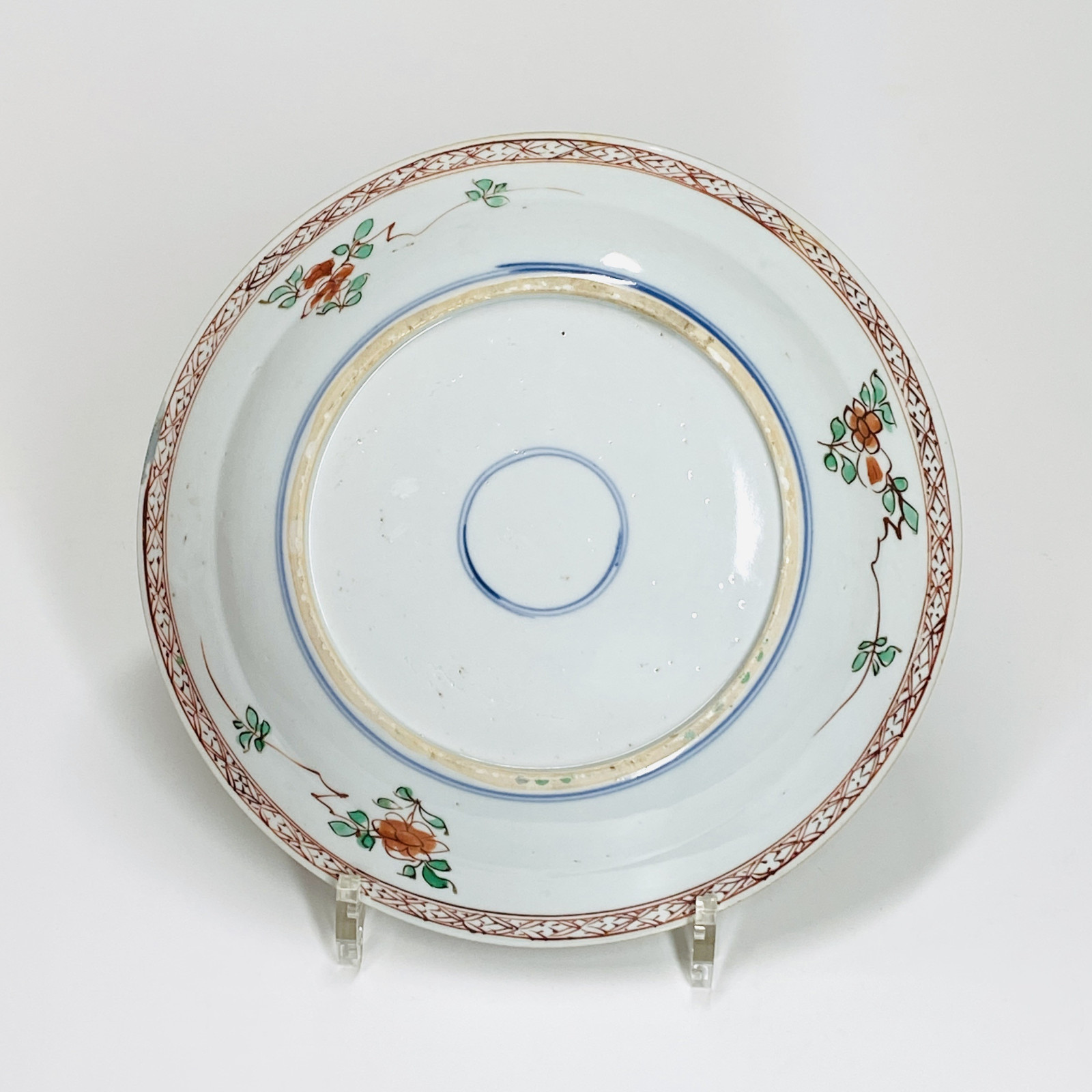 Chinese Famille verte porcelain plate - Kangxi period (1662-1722)