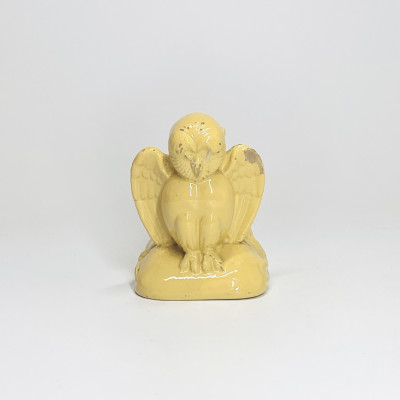 Apt ou le Castellet - Small vase or inkwell in the shape of an owl - Nineteenth century