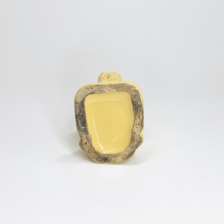 Apt ou le Castellet - Small vase or inkwell in the shape of an owl - Nineteenth century
