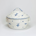 Arras - Terrine in soft porcelain, decoration with the twig - eighteenth century