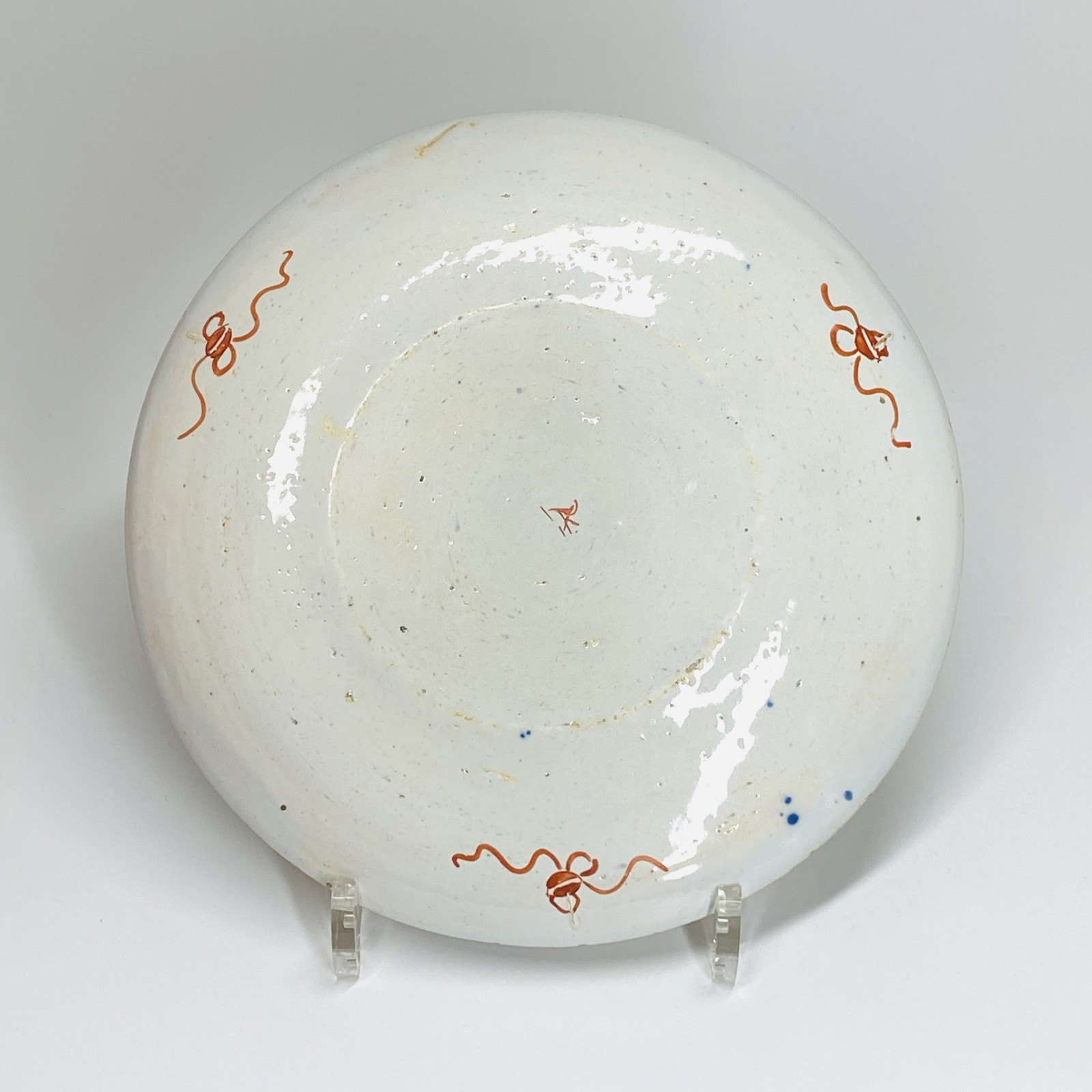 Delft - Assiette dit " Delft doré " - Début du XVIIIe siècle