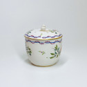Loosdrecht - Sugar pot decorated with an owl - Eighteenth century