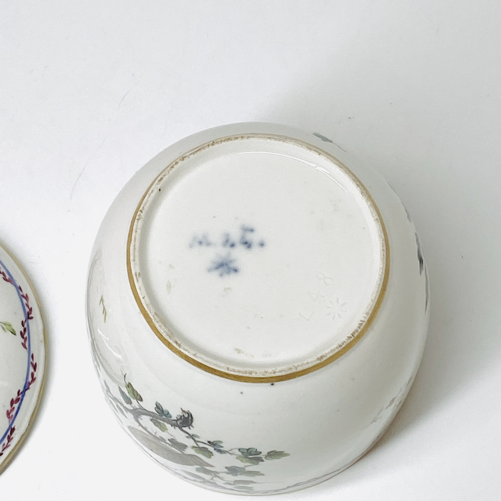 Loosdrecht - Pot à sucre décoré d'une chouette - XVIIIe siècle