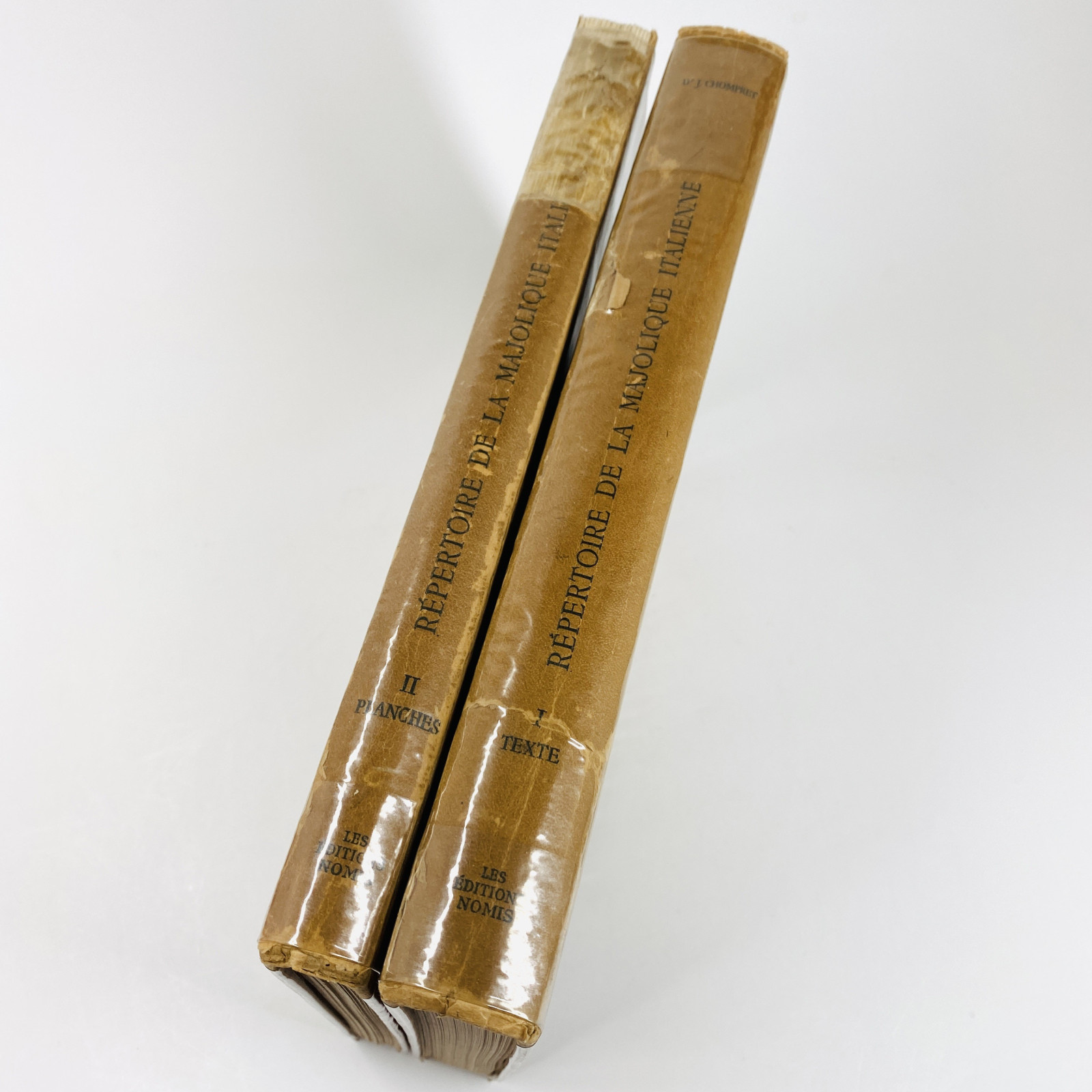 Chompret - Le répertoire de la Majolique Italienne - 2 volumes - 1949