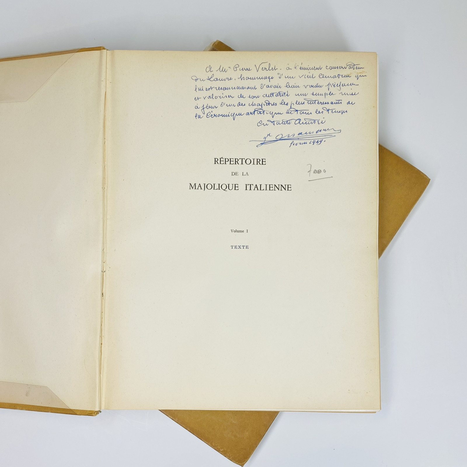 Chompret - Le répertoire de la Majolique Italienne - 2 volumes - 1949