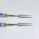 Meissen - Two forks with two prongs - Eighteenth century